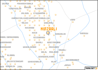 map of Mīrzā ‘Alī
