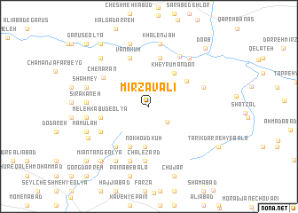 map of Mīrzā Valī