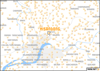 map of Misan-dong