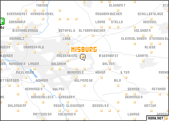 map of Misburg