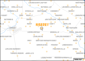 map of Miserey