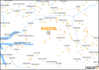 map of Miseriāl