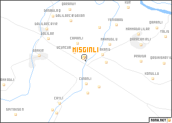 map of Misginli