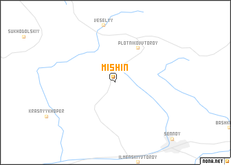 map of Mishin