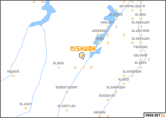 map of Mishwah