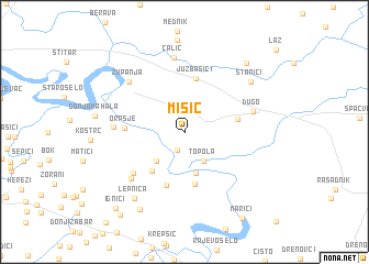 map of (( Misić ))