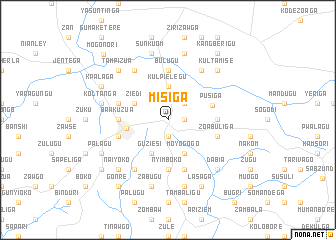 map of Misiga