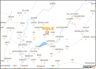 map of Misila