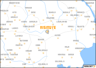 map of Misindye