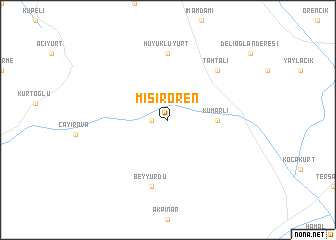 map of Mısırören