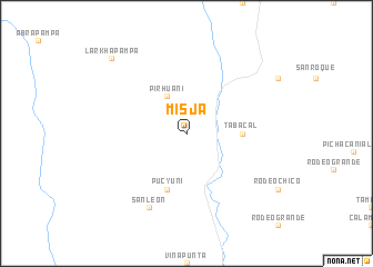 map of Misja