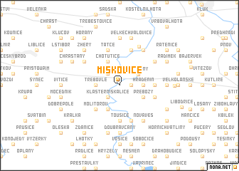 map of Miškovice