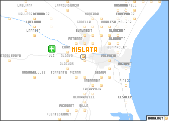map of Mislata