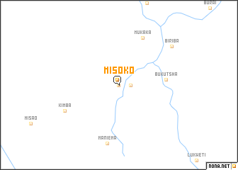 map of Misoko