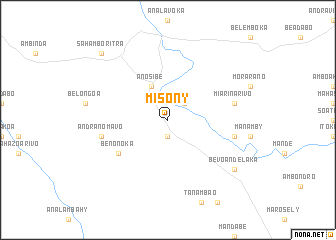 map of Misony