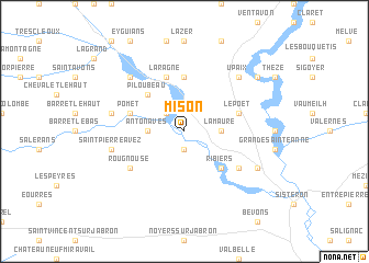 map of Mison
