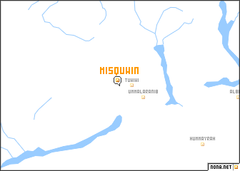 map of Misqūwīn