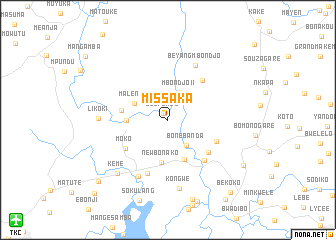 map of Missaka