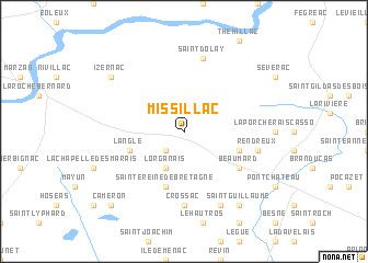 map of Missillac