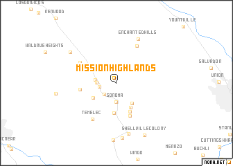 map of Mission Highlands