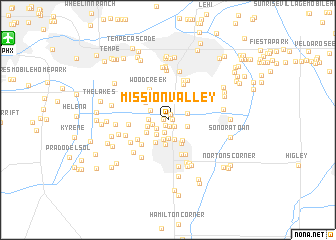 map of Mission Valley