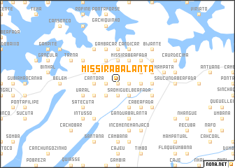 map of Missirá Balanta