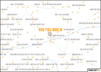 map of Mistelbach