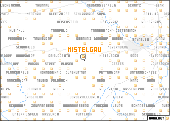 map of Mistelgau