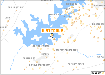 map of Misty Cove