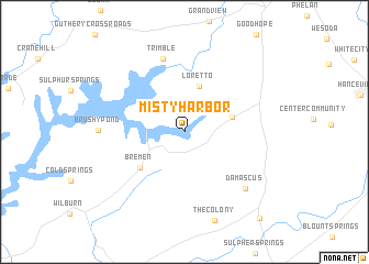 map of Misty Harbor