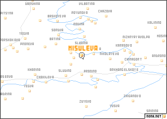 map of Misuleva