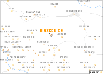 map of Miszkowice