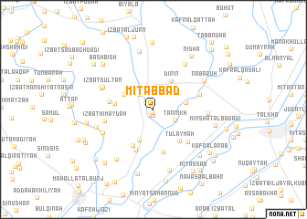map of Mît `Abbâd