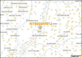 map of Mīt ad Durrayj