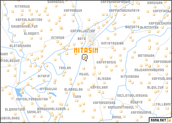 map of Mīt ‘Āşim