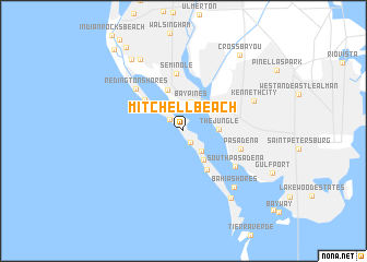 map of Mitchell Beach