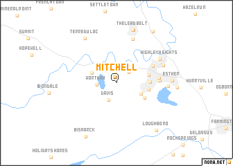 map of Mitchell