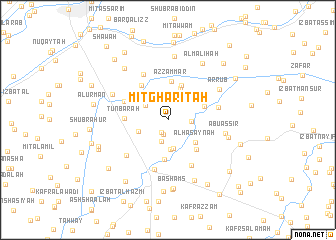 map of Mīt Gharīţah