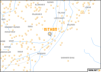 map of Mithan