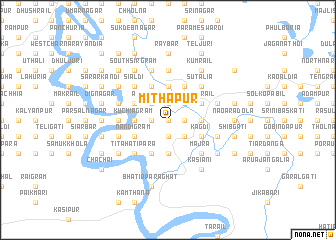 map of Mithāpur