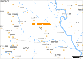 map of Mitharaung