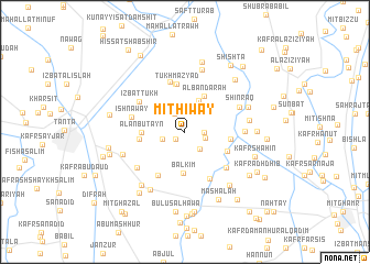 map of Mīt Ḩiwāy