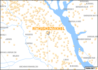 map of Mithu Ghazni Khel