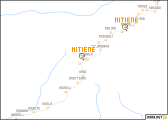 map of Mitiéné