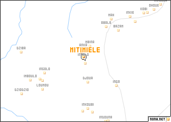 map of Mitimiélé