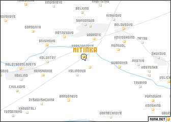 map of Mitinka