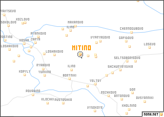 map of Mitino