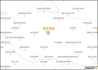 map of Mitino
