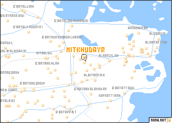 map of Mīt Khuḑayr