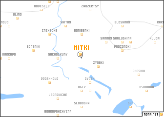 map of Mitʼki